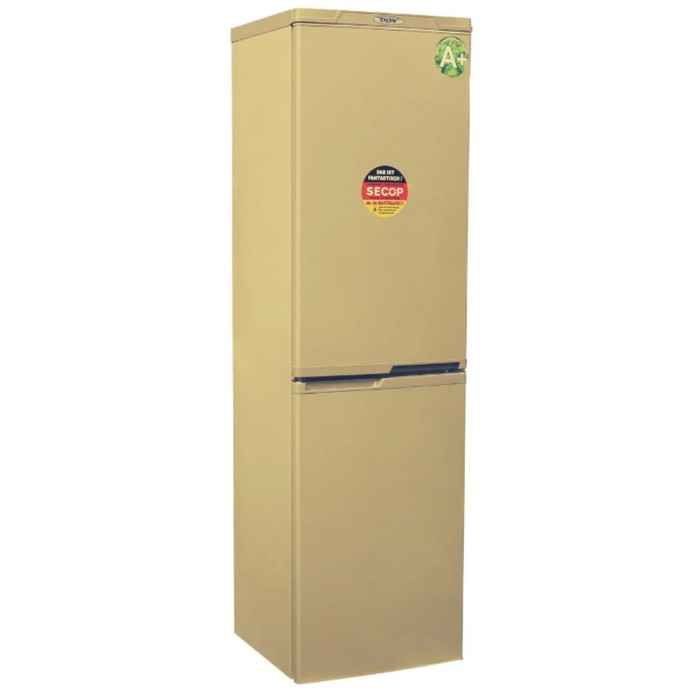 Холодильник DON R-296 Z, двухкамерный, класс А+, 349 л, золотистый холодильник don r 295 ве двухкамерный класс а 360 л бежевый