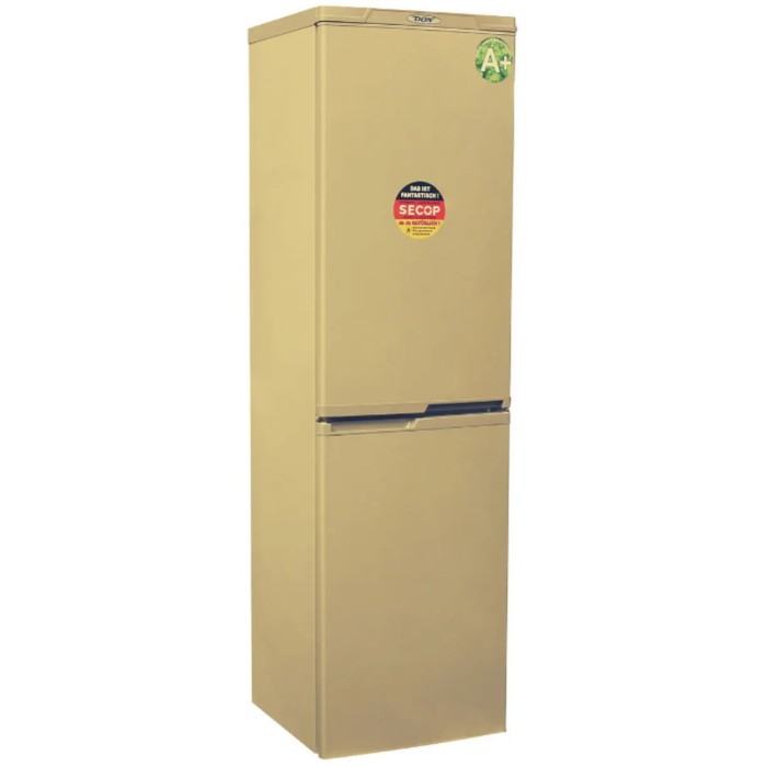 Холодильник DON R-297 Z, двухкамерный, класс А+, 350 л, золотистый холодильник don r 295 z двухкамерный класс а 346 л золотистый