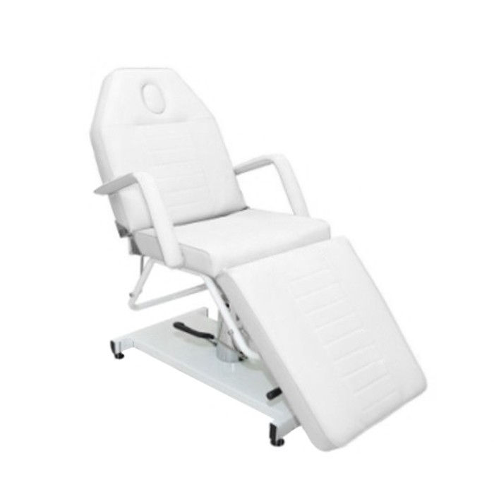 Кресло косметологическое КК-6906 с гидравлической регулировкой высоты, цвет белый