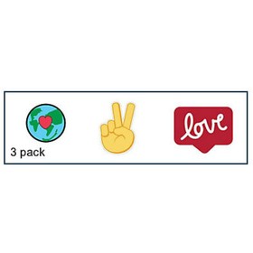 

Джибитс Crocs Peace and Love 3 шт (10007841)