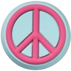 

Джибитс Crocs Pink and Blue Peace Sign (10009479)