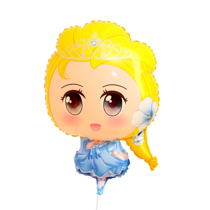 Шар фольгированный 25 «Милая куколка», блондинка