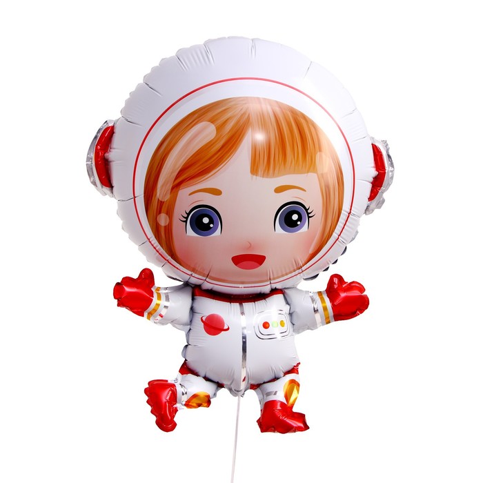 Шар фольгированный 30 «Девочка-космонавт» шар фольгированный 30 младенец девочка
