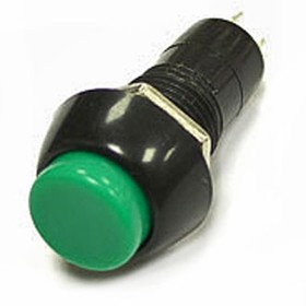 

Кнопочный переключатель RUICHI PBS-11B, OFF-ON, зелёный