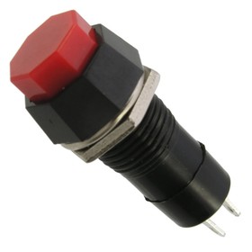 

Кнопочный переключатель RUICHI PBS-14B, OFF-ON, красный