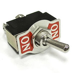 

Тумблер двухпозиц. двухполюс. RUICHI KN3(B)-102(A), ON-ON, 6 А, 250 В, 3 конт, под винт