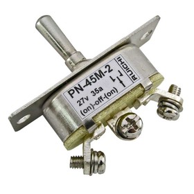 

Тумблер однополюс. RUICHI ПН-45М2,(ON)-OFF-(ON)без фикс,IP30, 35 А, 27 В, 3 конт, на панель 923083