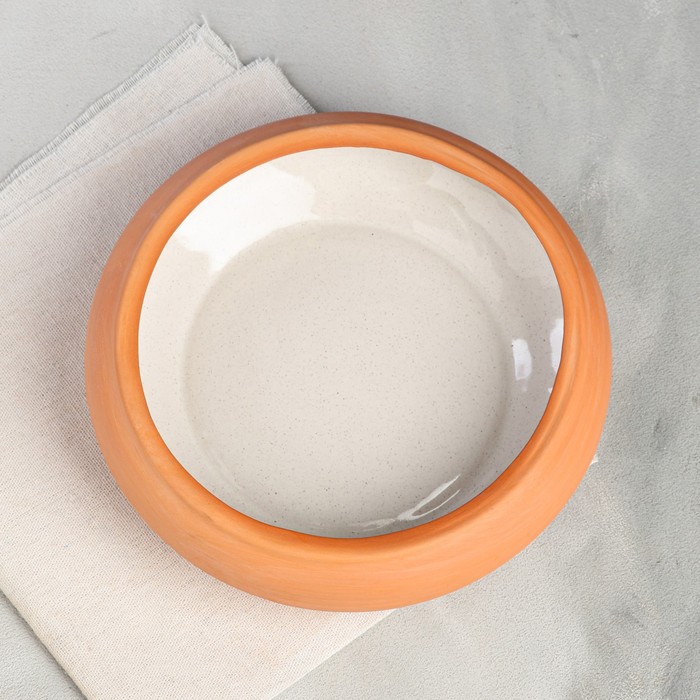 

Тарелка "Хаш", красная глина, 1 л, Армения