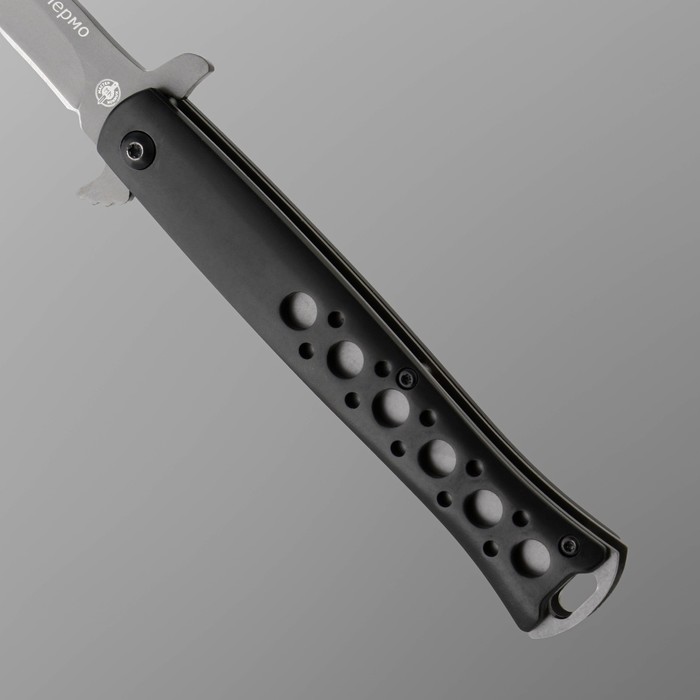 фото Нож складной "палермо" сталь 440, рукоять - сталь, 22 см мастер клинок