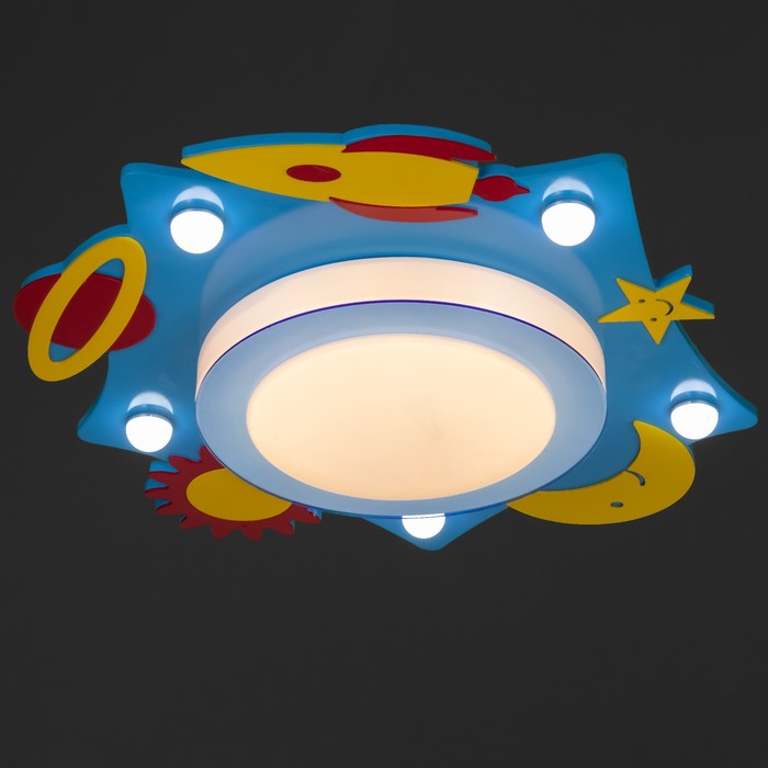 Люстра "Космические приключения" LED 33Вт сине-желтый 7521297
