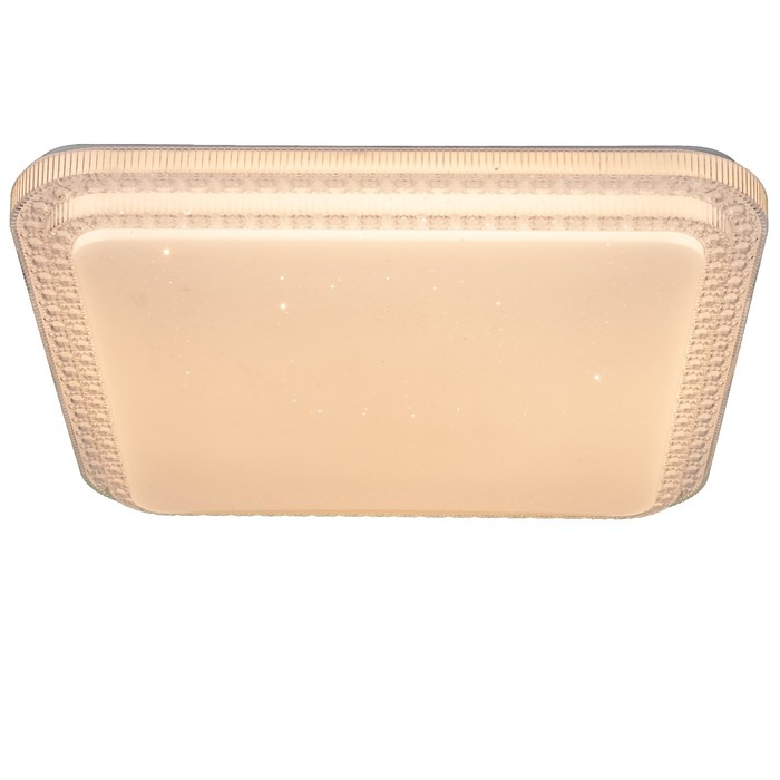 Светильник с ПДУ "Звездное небо" LED 80Вт 3000-6000К прозрачно-белый 50х50х8 см 7661323