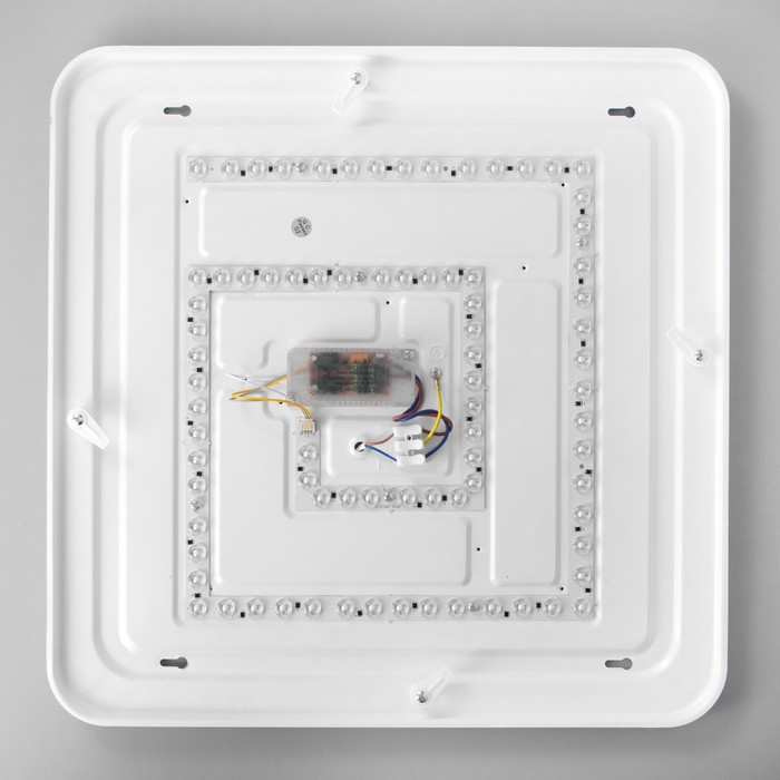 Светильник с ПДУ "Звездное небо" LED 80Вт 3000-6000К прозрачно-белый 50х50х8 см 7661323
