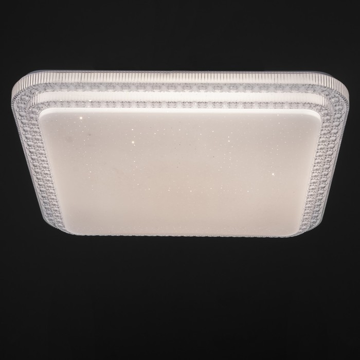 Светильник с ПДУ "Звездное небо" LED 80Вт 3000-6000К прозрачно-белый 50х50х8 см 7661323