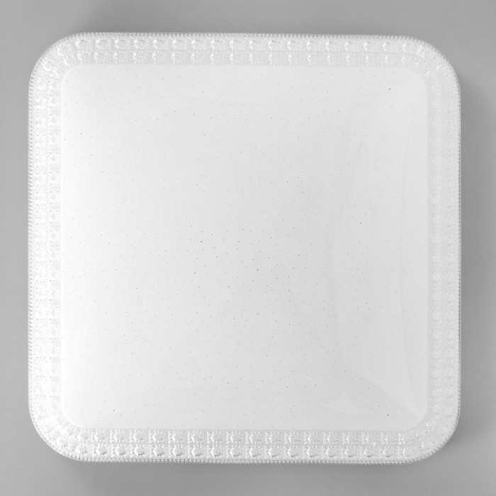 Светильник с ПДУ "Звездное небо" LED 80Вт 3000-6000К прозрачно-белый 50х50х8 см 7661323