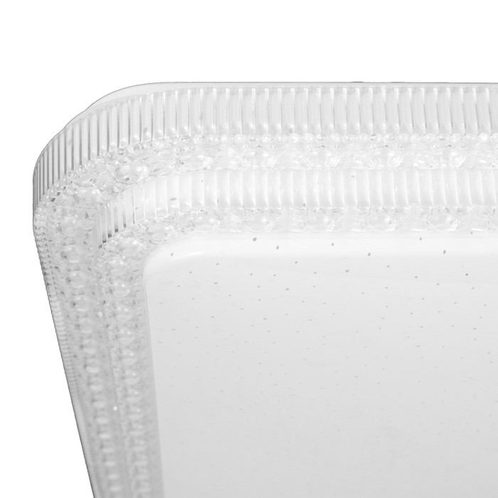 Светильник с ПДУ "Звездное небо" LED 80Вт 3000-6000К прозрачно-белый 50х50х8 см 7661323