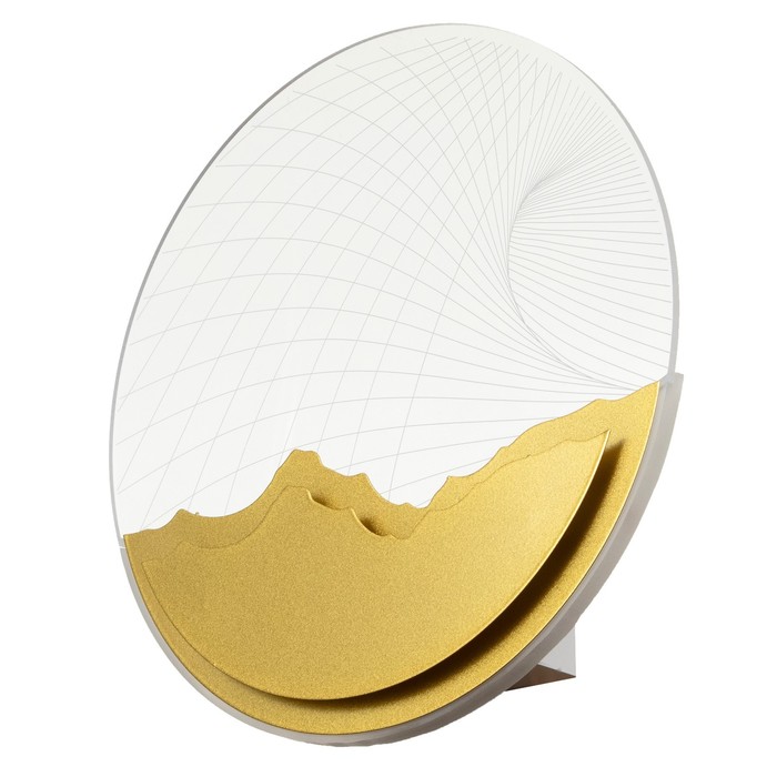 Бра "Планета" LED 20Вт 4000К золото 24х24х4 см 7661390