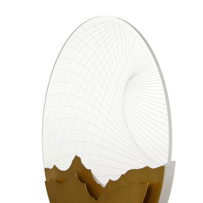 Бра "Планета" LED 20Вт 4000К золото 24х24х4 см 7661390