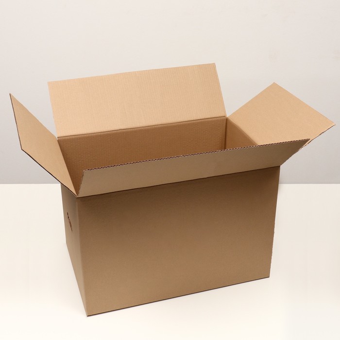 Коробка складная, бурая, с ручками 60 х 40 х 40 см коробка складная бурая 40 х 30 х 30 см