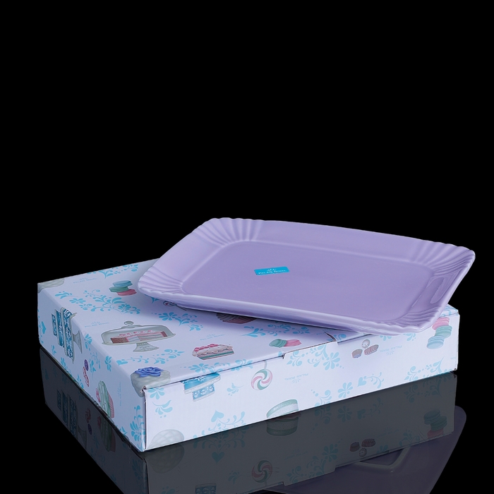 Блюдо Bon Appetit лиловое