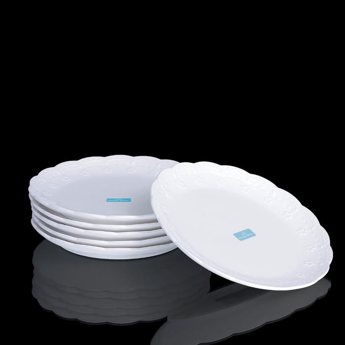 Набор тарелок Dolci белый (6 шт)