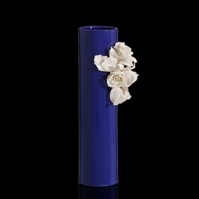 

Ваза White Rose Stretto, синяя, 15 × 15 × 40 см