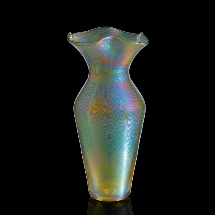 Ваза интерьерная "Golden Hosta"