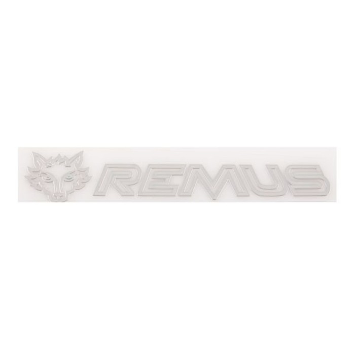 Шильдик металлопластик Skyway REMUS, наклейка, серый, 150*25 мм