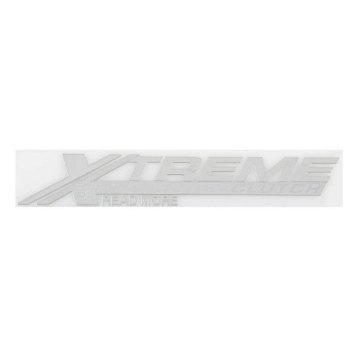 

Шильдик металлопластик Skyway "X-TREMECLUTCH", наклейка, серый, 150*25 мм