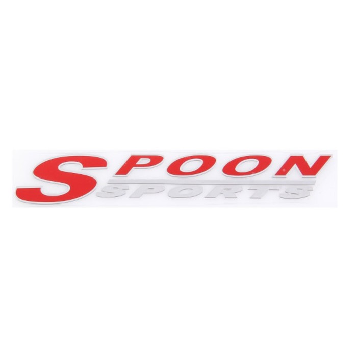 

Шильдик металлопластик Skyway "SPOONSPORTS", наклейка, красный, 150*25 мм