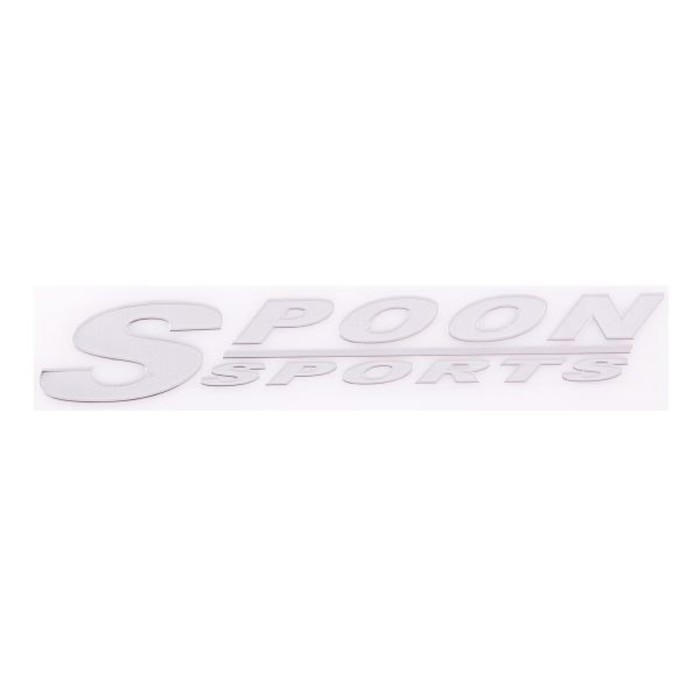 

Шильдик металлопластик Skyway "SPOONSPORTS", наклейка, серый, 150*25 мм