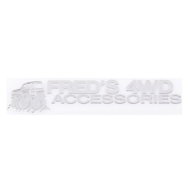 

Шильдик металлопластик Skyway "4WDFRED'SACCESSORIES", наклейка, черный, 140*25 мм