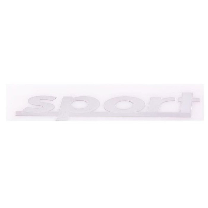 

Шильдик металлопластик Skyway "SPORT подчеркнуто", наклейка, серый, 150*20 мм
