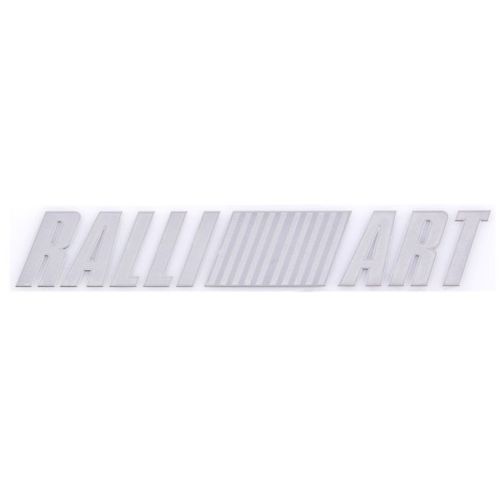 

Шильдик металлопластик Skyway "RALLI ART", наклейка, серый, 140*20 мм