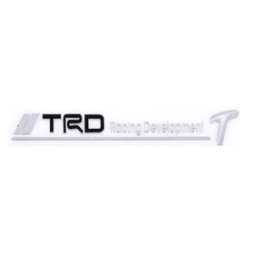

Шильдик металлопластик Skyway "TRD RACING DEVEPOLMENT", наклейка, черный, 140*25 мм