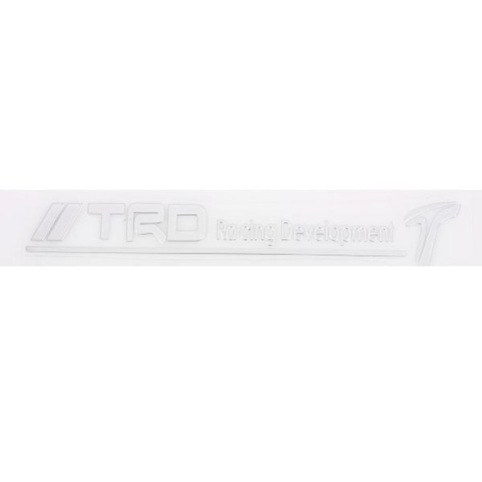 Шильдик металлопластик Skyway TRD RACING DEVEPOLMENT, наклейка, серый, 140*25 мм