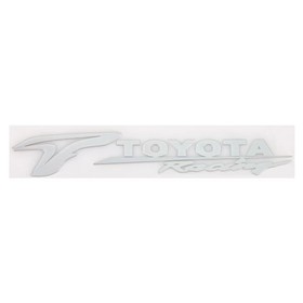 

Шильдик металлопластик Skyway "TOYOTA RACING", серый, 140*20 мм