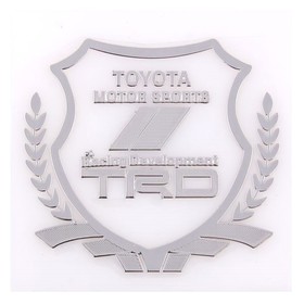 

Шильдик металлопластик Skyway "TOYOTA MOTOR SPORTS", наклейка, 50*55 мм