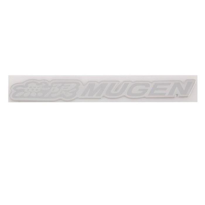 Шильдик металлопластик Skyway MUGEN 2, наклейка, серый, 140*15 мм