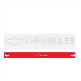 

Шильдик металлопластик Skyway "CHEVROLET", наклейка, 150*20 мм
