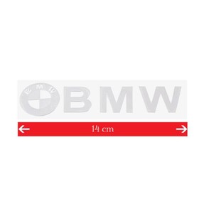 

Шильдик металлопластик Skyway "BMW", наклейка, 125*20 мм