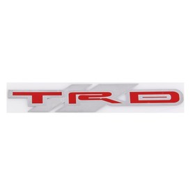 

Шильдик металлопластик Skyway "TRD", наклейка, красный, 150*25 мм