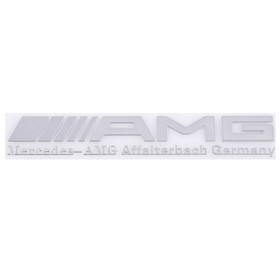 

Шильдик металлопластик Skyway "AMG", наклейка, серый, 150*25 мм