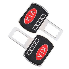 

Заглушка ремня безопасности Skyway Kia, черный/хром, 90*55 мм, 2 шт.