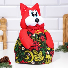 

Грелка на чайник "Кот маленький", хохлома