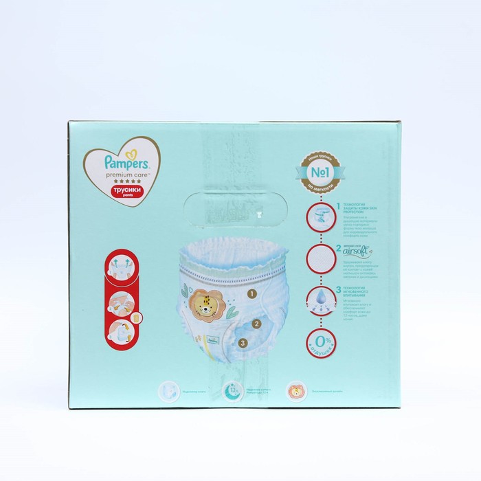 фото Подгузники-трусики pampers premium care, 9-15 кг, 76 шт.