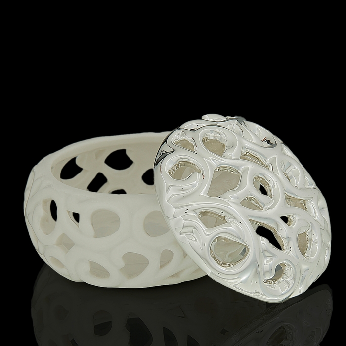 Шкатулка "Нежность", круглая