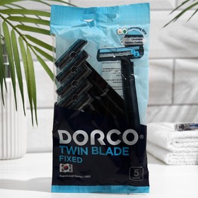 Станок для бритья одноразовый Dorco TG708, 2 лезвия, увлажняющая полоска, 5 шт.