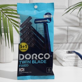 Станок для бритья одноразовый Dorco TD708, 2 лезвия, 5+1 шт.