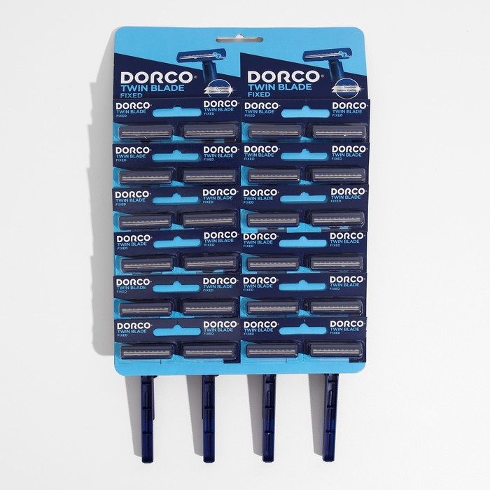 Станок для бритья одноразовый Dorco TD708, 2 лезвия станок для бритья dorco одноразовый twin blade fixed td708db 5p 2 лезвия 5 шт