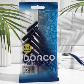 Станок для бритья одноразовый Dorco, 2 лезвия, 5+1 шт.
